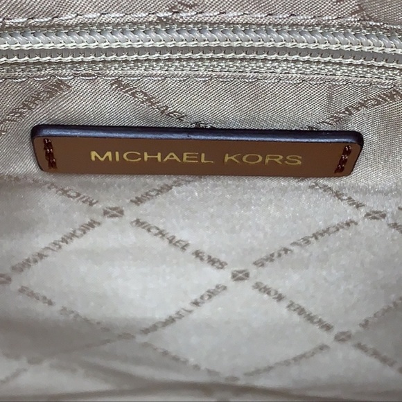 MICHAEL KORS CROSBY LARGE SHOULDER BAG BROWN SIGNT - Picture 6 of 16